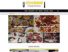 Tablet Screenshot of ahmedabadfoodcritics.com